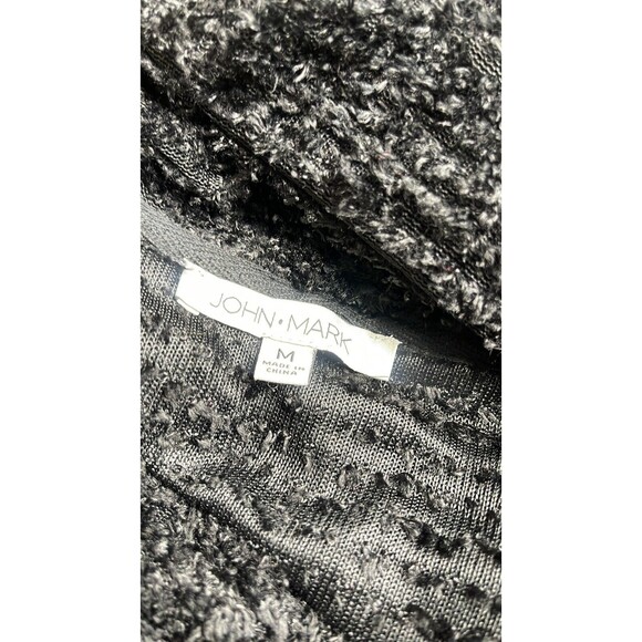 John Mark Woman’s Pull Over Cowl Neck Black Lightweight Sweater Sz M New W/T - Picture 6 of 7